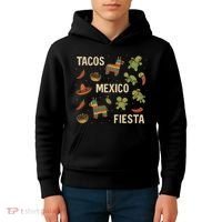 Tacos and Fiesta Celebration Kids Hoodie thumb 4