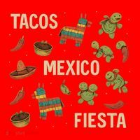 Tacos and Fiesta Celebration Santa Hat thumb 1