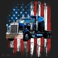 Trucker American Flag Truck Driver Hoodie Truck Driver Gift Beanie thumb 2