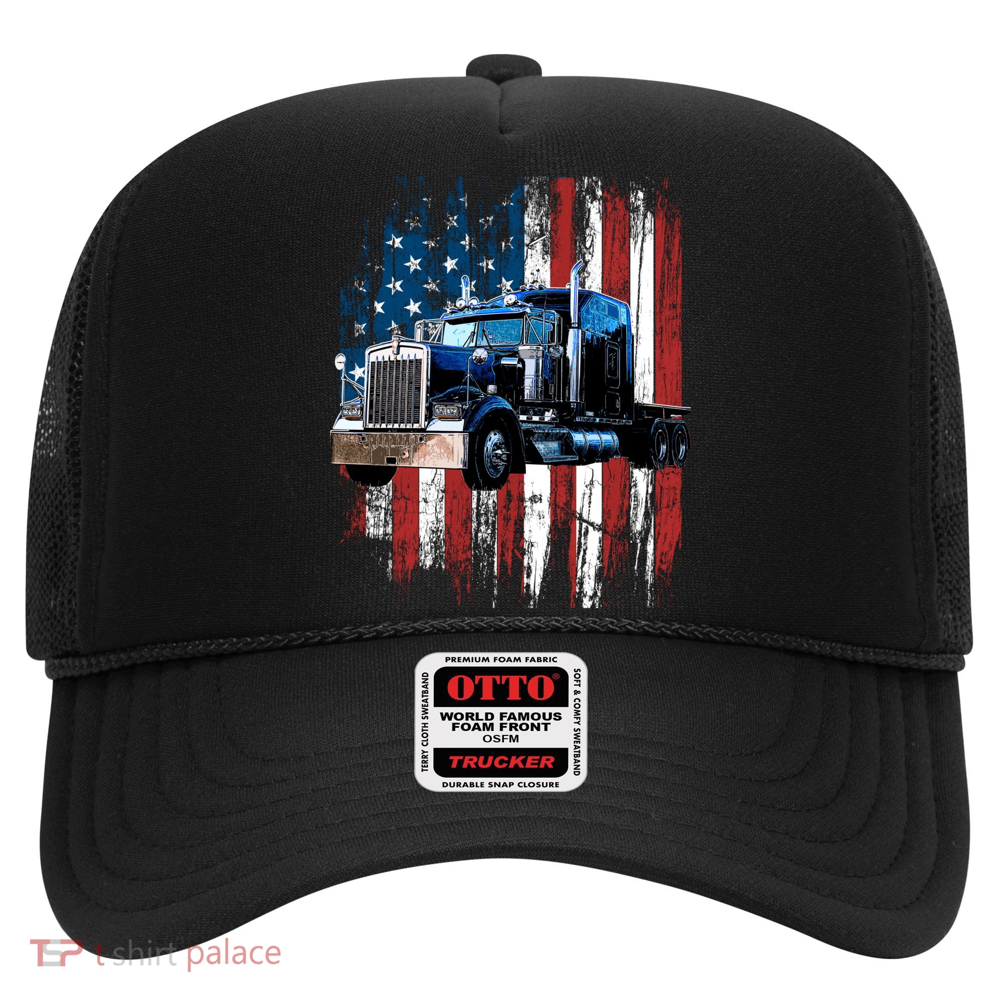 Trucker American Flag Truck Driver Hoodie Truck Driver Gift Hat