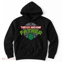 Turtley Awesome Father Awesome Fathers Day Hoodie thumb 0