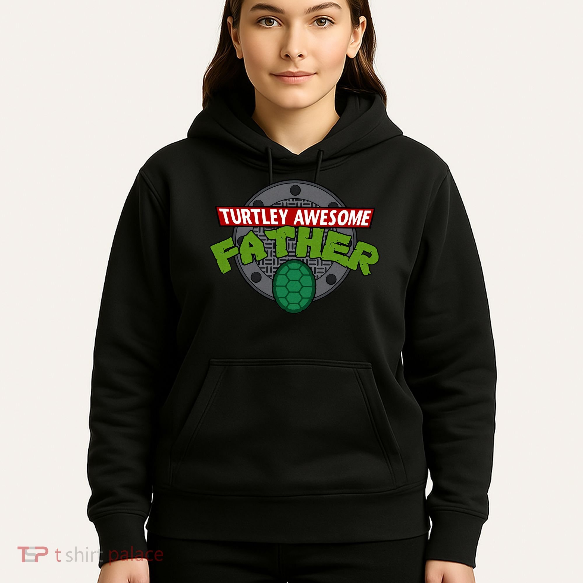 Turtley Awesome Father Awesome Fathers Day Hoodie