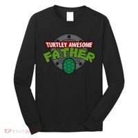 Turtley Awesome Father Awesome Fathers Day Long Sleeve Shirt thumb 0