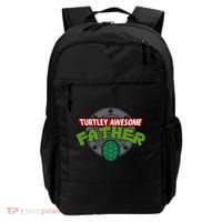 Turtley Awesome Father Awesome Fathers Day Backpack thumb 0