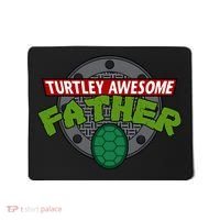 Turtley Awesome Father Awesome Fathers Day Mousepad thumb 0