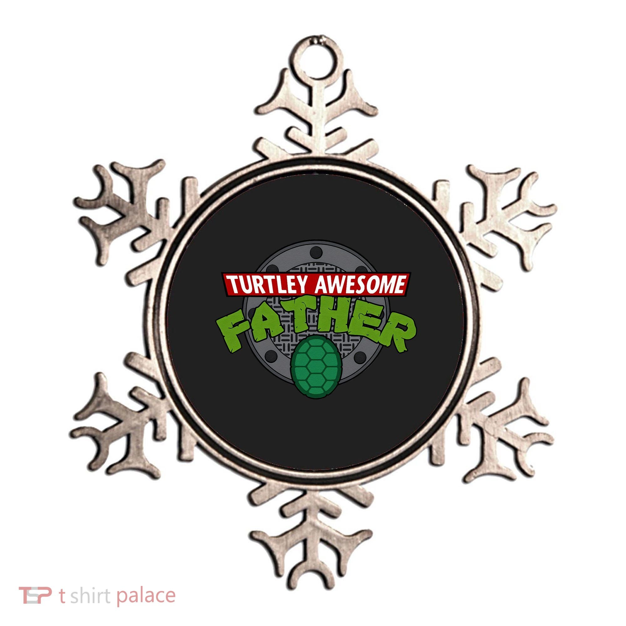 Turtley Awesome Father Awesome Fathers Day Ornament