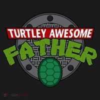 Turtley Awesome Father Awesome Fathers Day Visor thumb 3