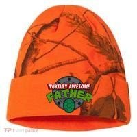 Turtley Awesome Father Awesome Fathers Day Kati Licensed 12" Camo Cuffed Beanie thumb 0