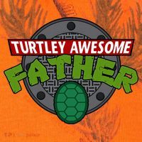 Turtley Awesome Father Awesome Fathers Day Kati Licensed 12" Camo Cuffed Beanie thumb 2