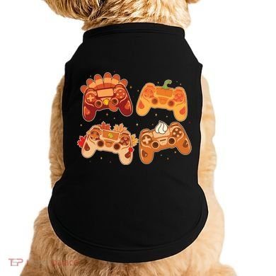 Thanksgiving Autumn Fall Video Game Controllers Doggie Tank