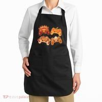 Thanksgiving Autumn Fall Video Game Controllers Apron thumb 2