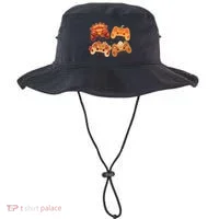 Thanksgiving Autumn Fall Video Game Controllers Bucket Hat thumb 0