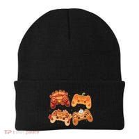Thanksgiving Autumn Fall Video Game Controllers Beanie thumb 0