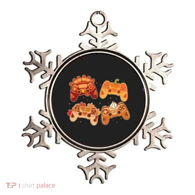 Thanksgiving Autumn Fall Video Game Controllers Ornament