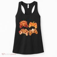 Thanksgiving Autumn Fall Video Game Controllers Women's Tank Top thumb 0