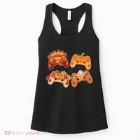 Thanksgiving Autumn Fall Video Game Controllers Women's Tank Top thumb 0