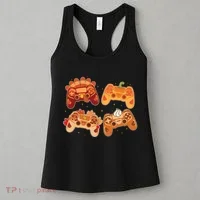 Thanksgiving Autumn Fall Video Game Controllers Women's Tank Top thumb 3