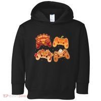 Thanksgiving Autumn Fall Video Game Controllers Toddler Hoodie thumb 0