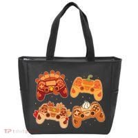 Thanksgiving Autumn Fall Video Game Controllers Tote Bag thumb 0