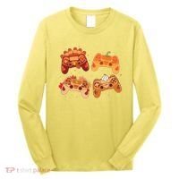 Thanksgiving Autumn Fall Video Game Controllers Long Sleeve Shirt thumb 0