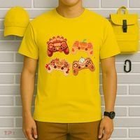 Thanksgiving Autumn Fall Video Game Controllers T-Shirt thumb 6