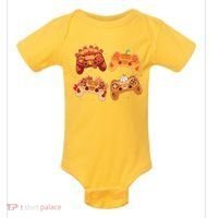 Thanksgiving Autumn Fall Video Game Controllers Baby Bodysuit thumb 0