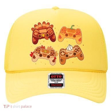 Thanksgiving Autumn Fall Video Game Controllers Hat