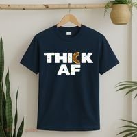 Thick AF Funny Donut Fitness Weightlifting T-Shirt thumb 2