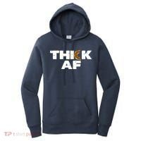 Thick AF Funny Donut Fitness Weightlifting Women's Hoodie thumb 0