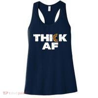 Thick AF Funny Donut Fitness Weightlifting Women's Tank Top thumb 0