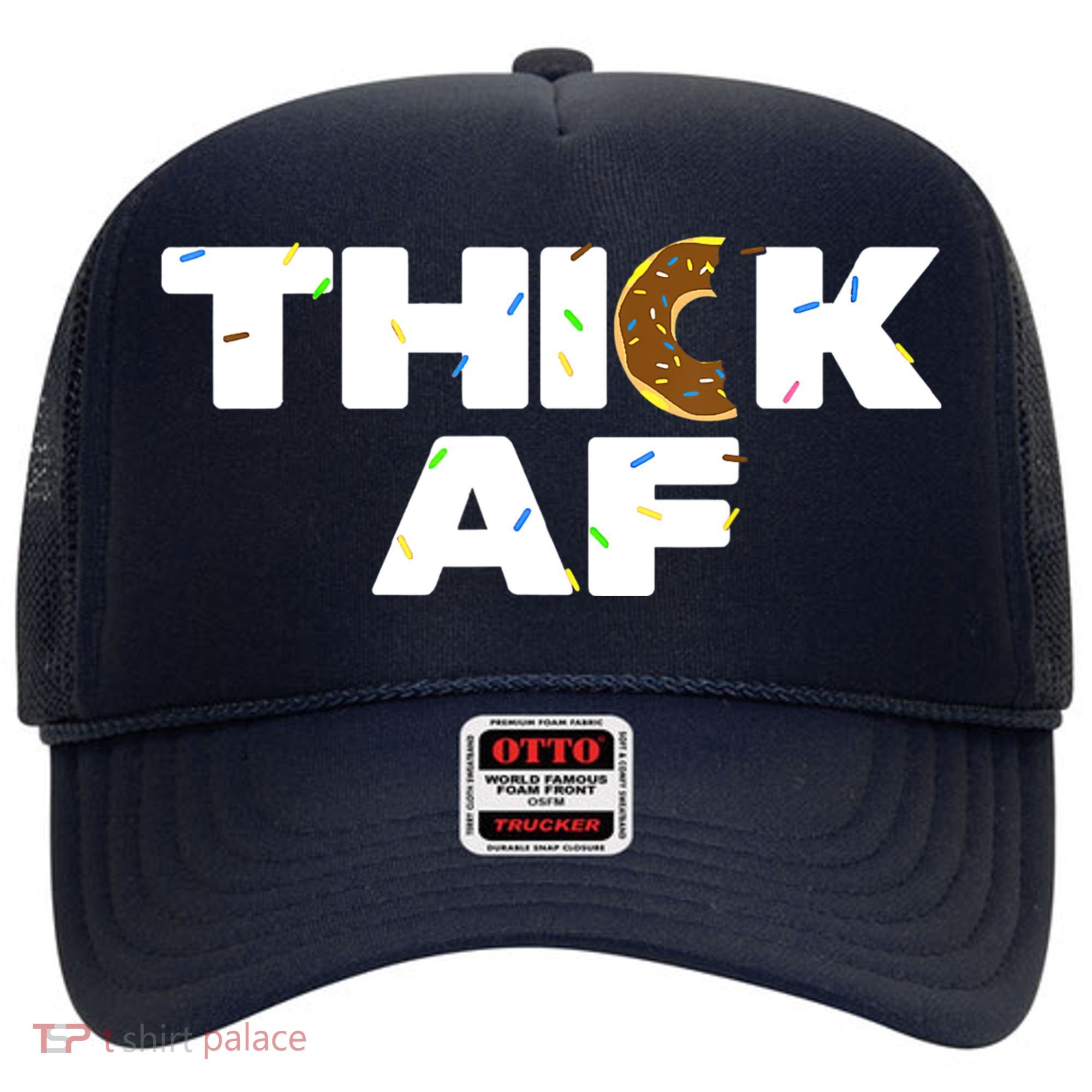 Thick AF Funny Donut Fitness Weightlifting Hat