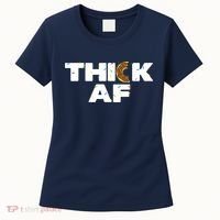 Thick AF Funny Donut Fitness Weightlifting Women's T-Shirt thumb 0