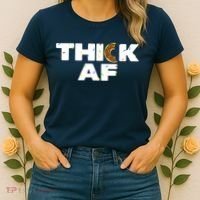 Thick AF Funny Donut Fitness Weightlifting Women's T-Shirt thumb 2