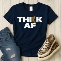 Thick AF Funny Donut Fitness Weightlifting Women's T-Shirt thumb 3