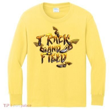 Track And Field Kids Long Sleeve Shirt
