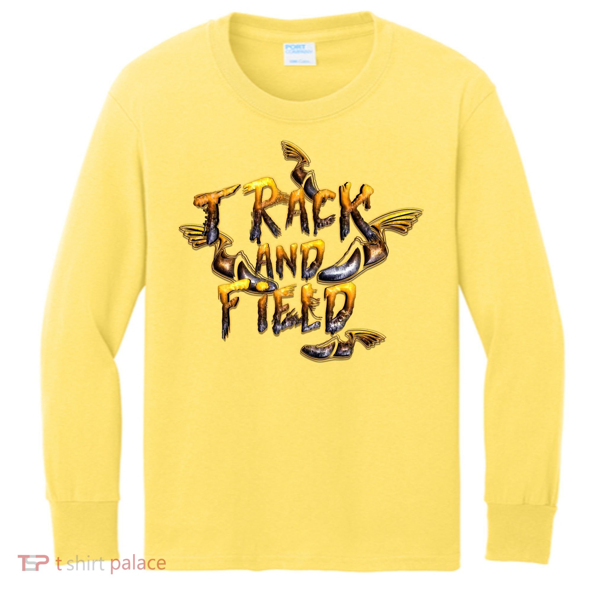 Track And Field Kids Long Sleeve Shirt