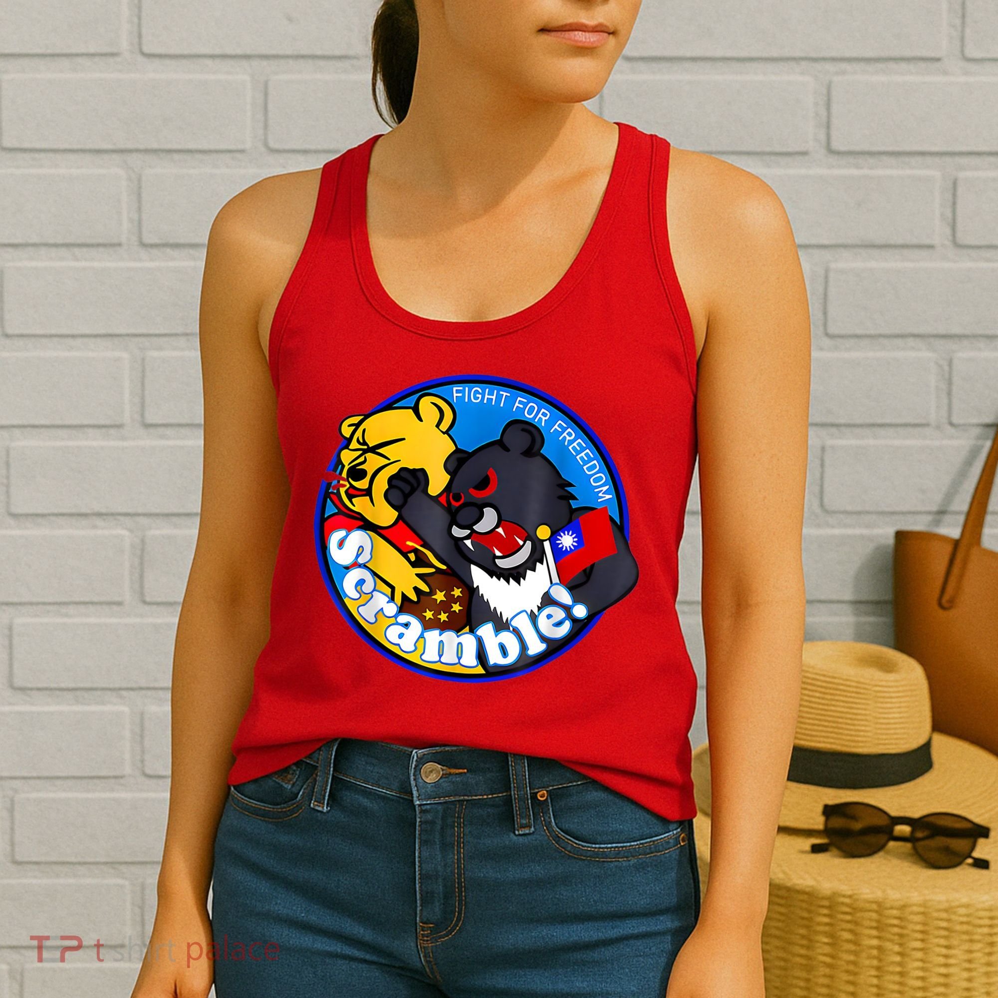Taiwan Air Force Badge Women's Tank Top