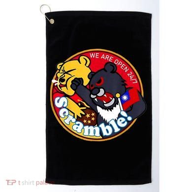 Taiwan Air Force Badge Golf Towel