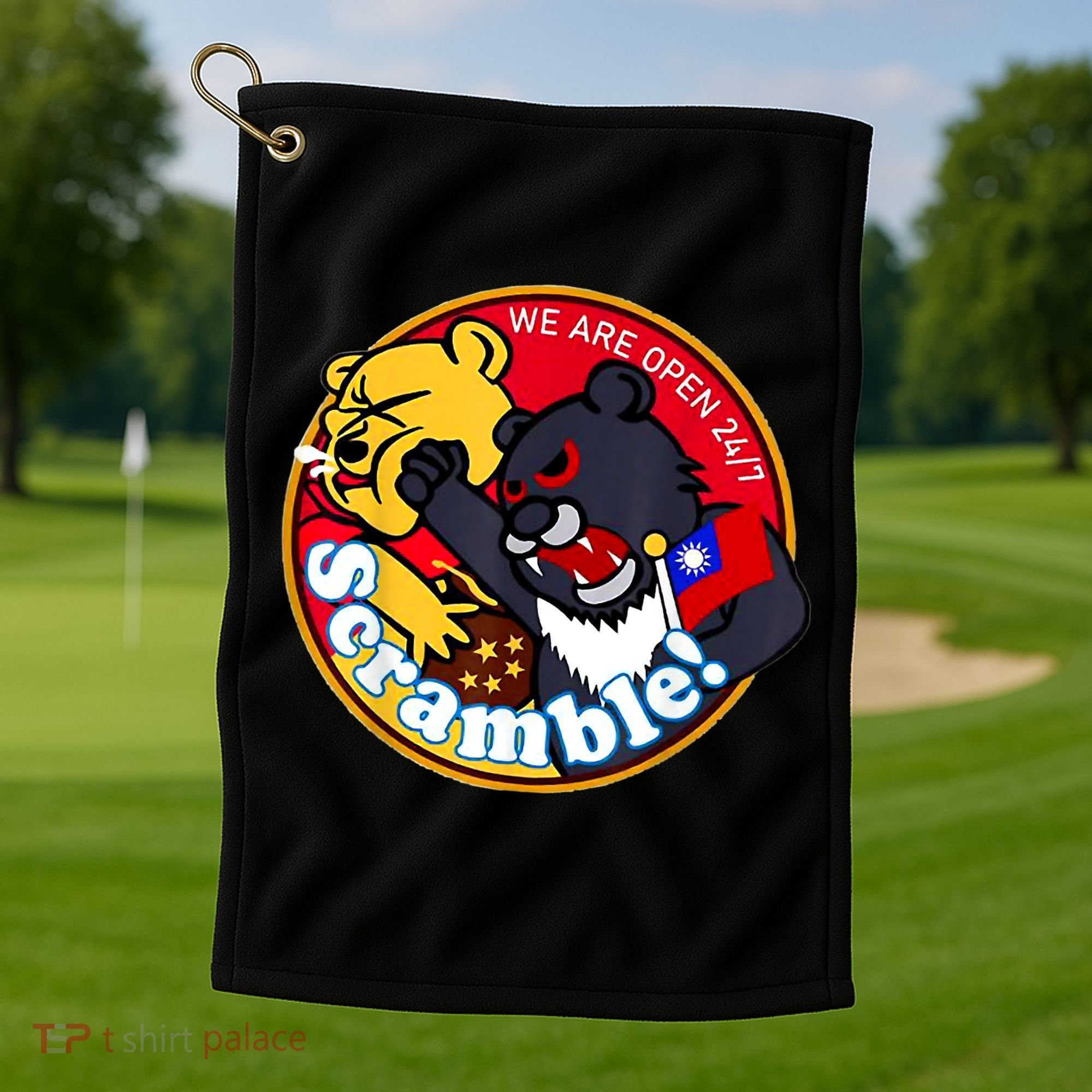 Taiwan Air Force Badge Golf Towel
