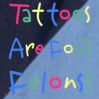 Tattoos Are For Felons! Raglan Baseball Sleeve Shirt thumb 2