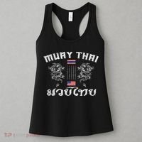 Thailand American Flag Muay Thai Boxing Training Equipment Women's Tank Top thumb 3