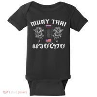 Thailand American Flag Muay Thai Boxing Training Equipment Baby Bodysuit thumb 0