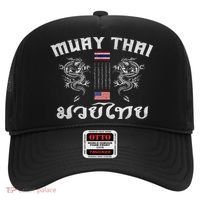 Thailand American Flag Muay Thai Boxing Training Equipment Hat thumb 0