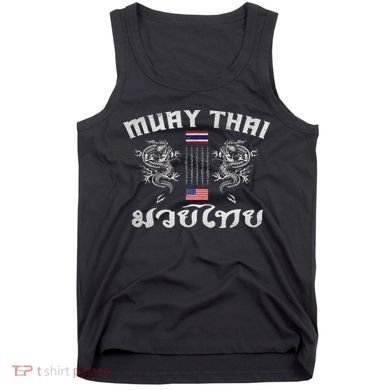 Thailand American Flag Muay Thai Boxing Training Equipment Tank Top