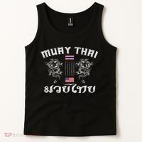 Thailand American Flag Muay Thai Boxing Training Equipment Tank Top thumb 2