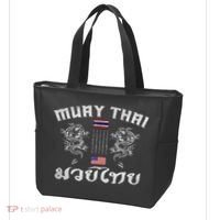 Thailand American Flag Muay Thai Boxing Training Equipment Tote Bag thumb 3
