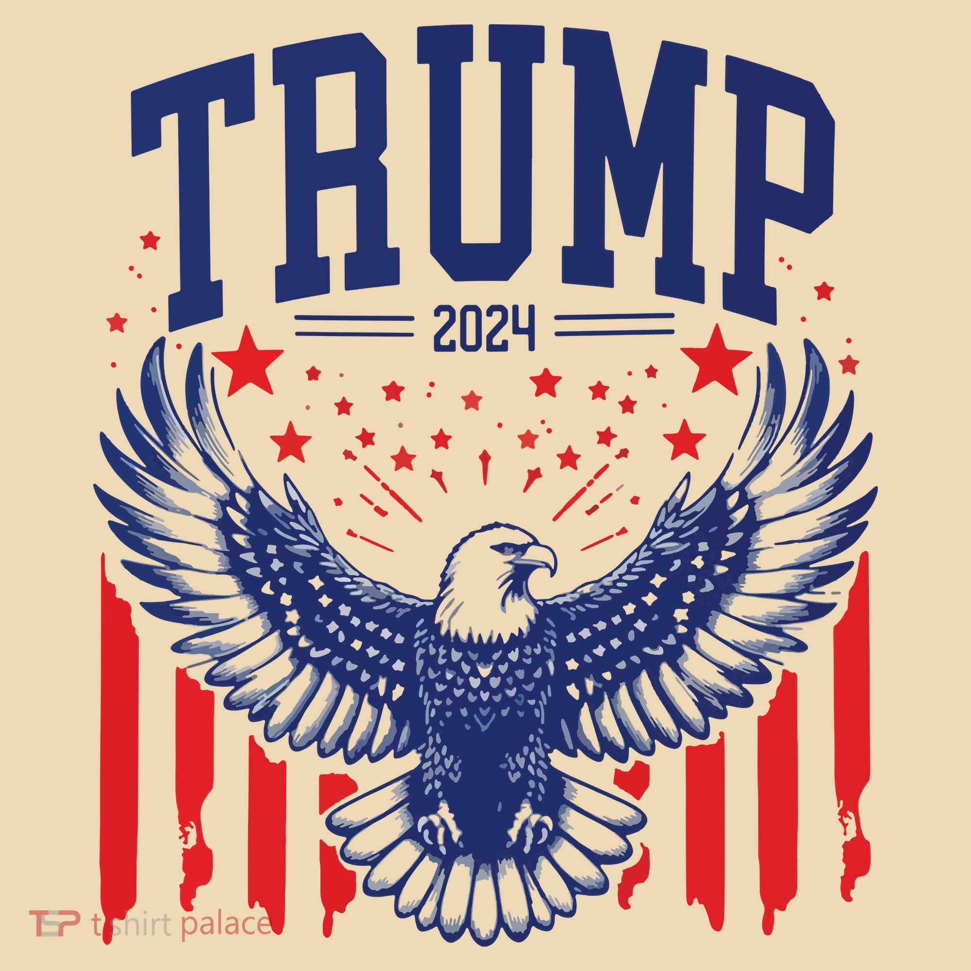 Trump American Flag Pro Trump America Tote Bag
