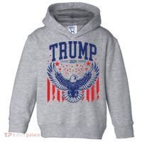 Trump American Flag Pro Trump America Toddler Hoodie thumb 0