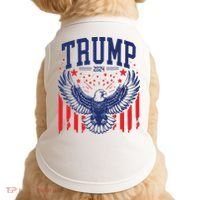 Trump American Flag Pro Trump America Doggie Tank thumb 0