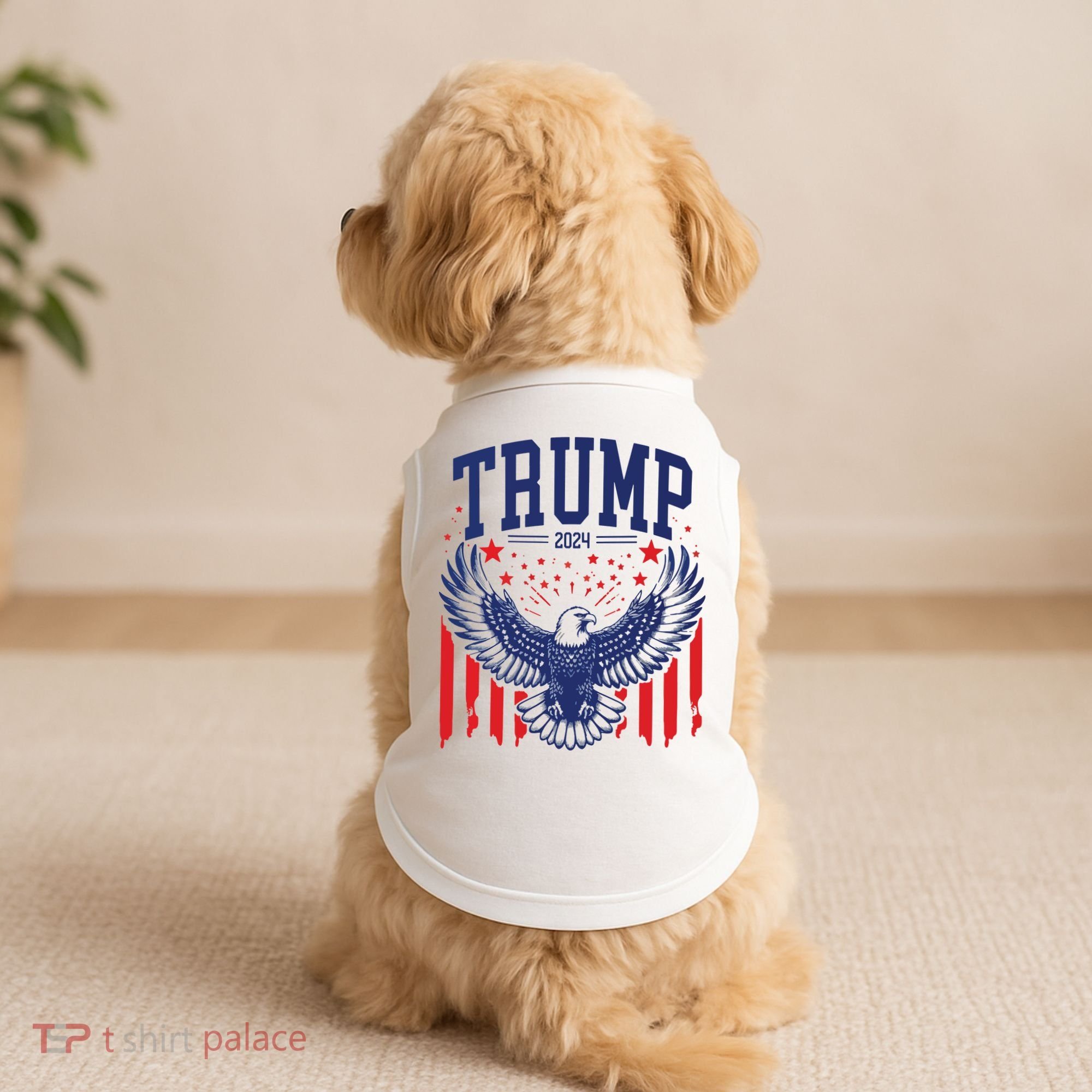 Trump American Flag Pro Trump America Doggie Tank